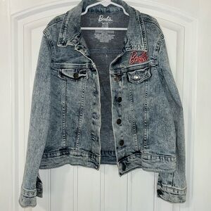 Girls 7/8 Barbie Jean Jacket - Classic Gray